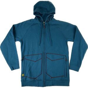 Under Armour Mens Loose Large Full Zip Hoodie Teal Zip Pockets‎